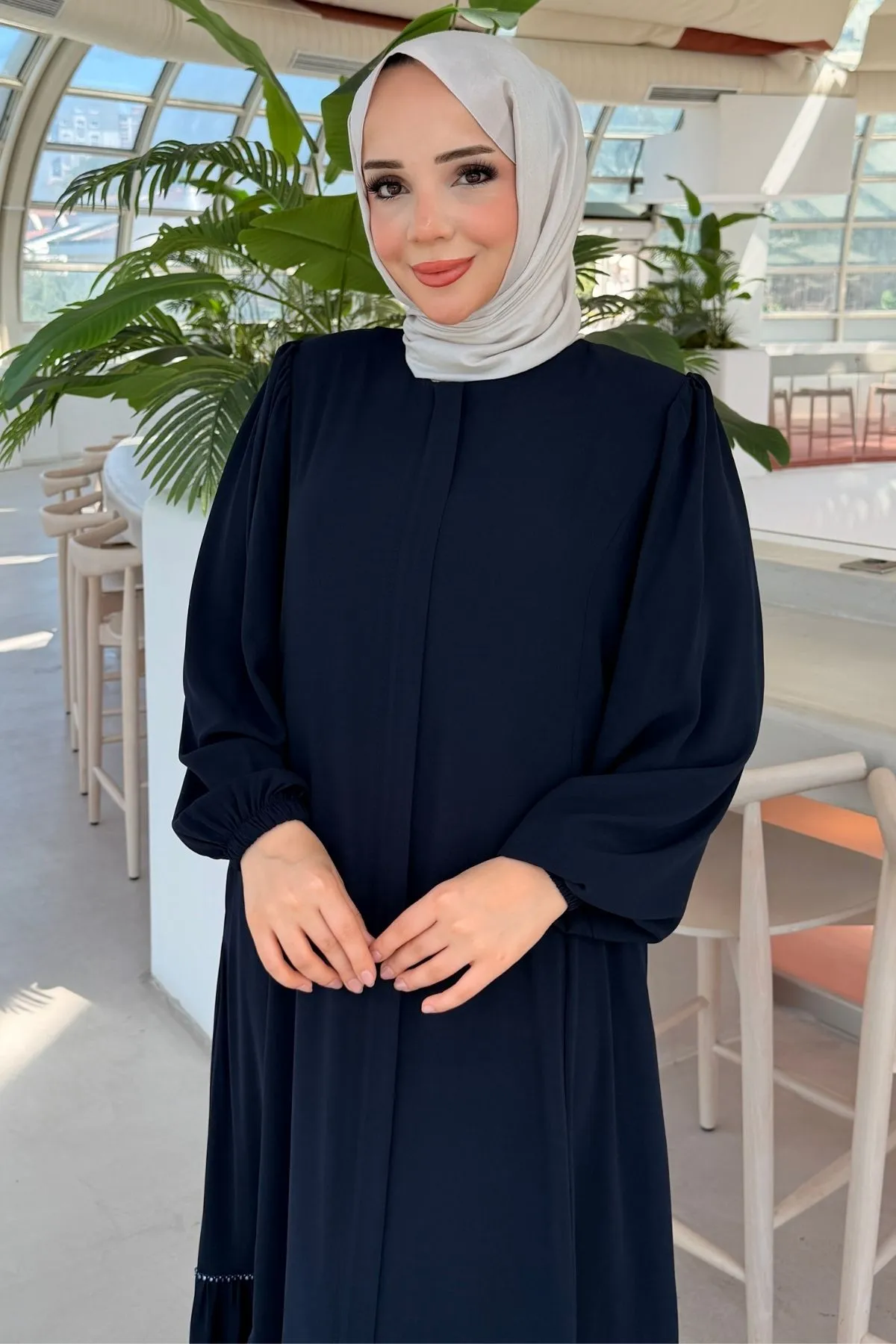 Fırfır Detaylı Rabia Ferace 712 - laci